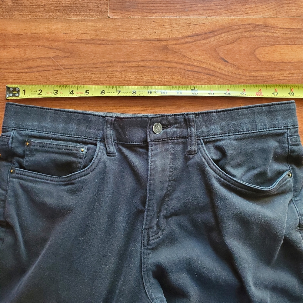 Izod Men's Straight Jeans Black Size 36x30 - Picture 6 of 8